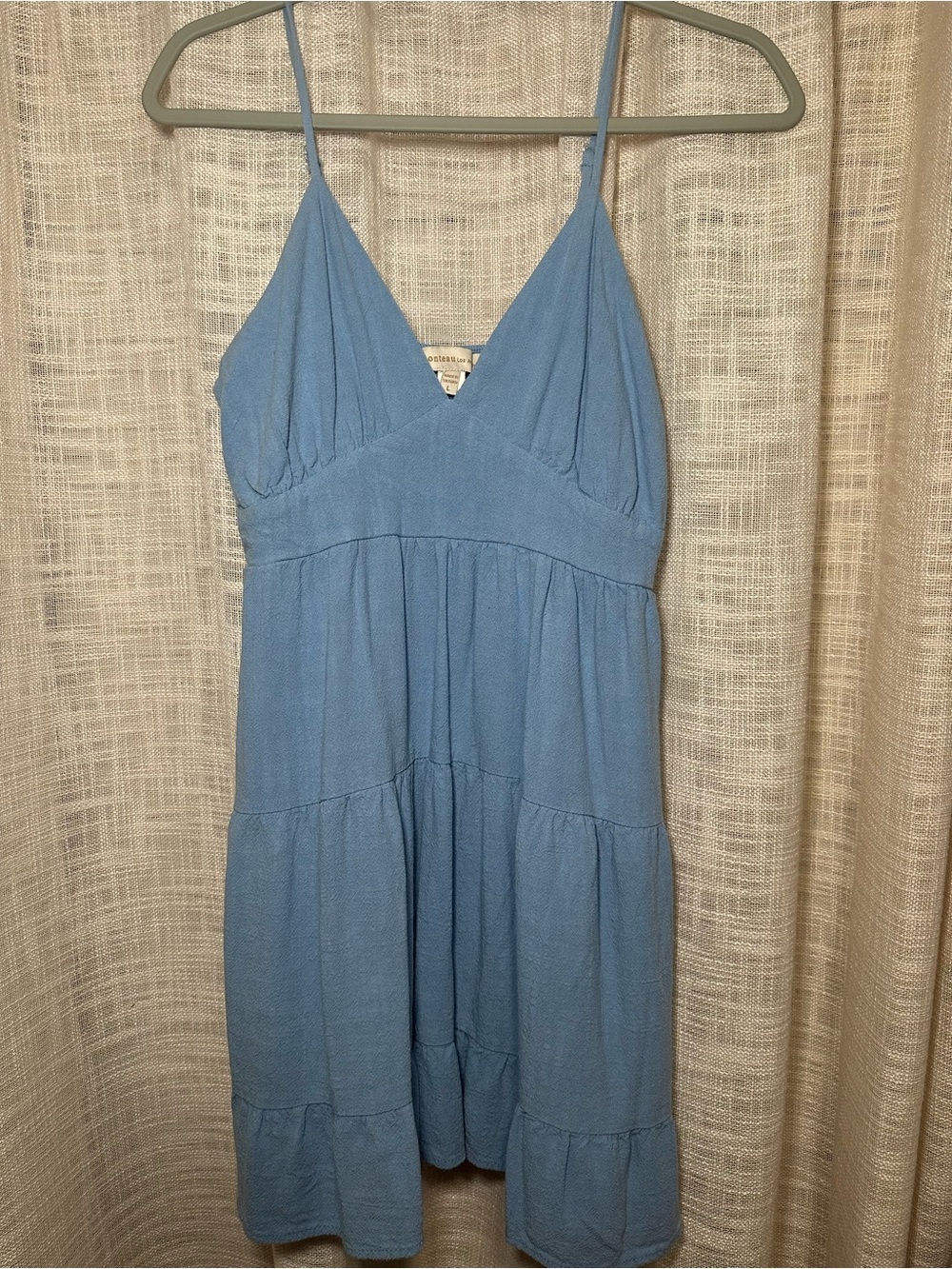 Light Blue Spaghetti Strap Sundress